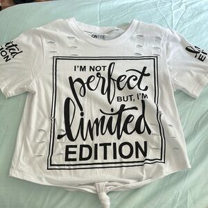 I’m not perfect but I’m limited addition!